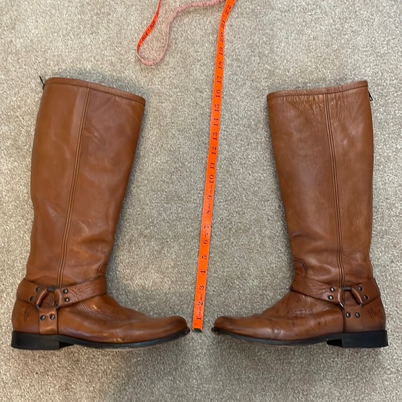 Frye women’s cognac Phillip harness boot size 9 - Picture 3 of 10